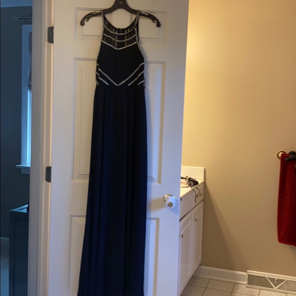 Embellished black dress